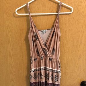 Pink Paisley Romper